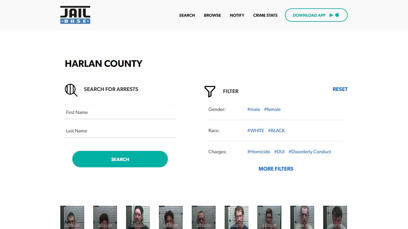 Harlan County Jail Inmate Search and Mugshots | JailBase